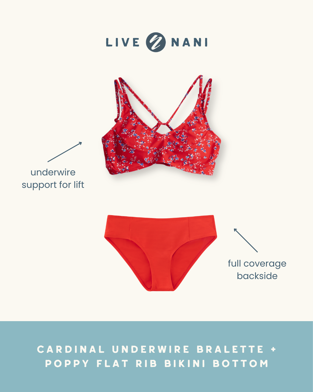 Cardinal Underwire Bralette