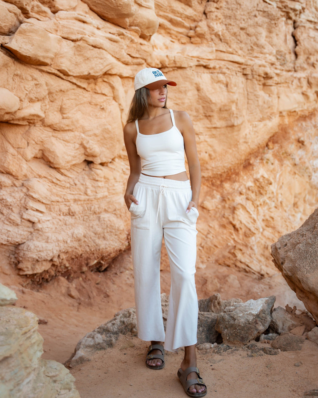 Alpine Sand Cloud Longline Bra