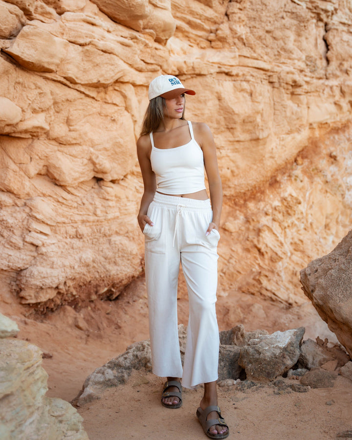 Alpine Sand Cloud Longline Bra