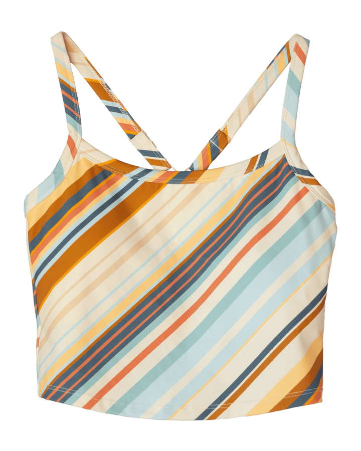 Cascade Stripe Longline Bra