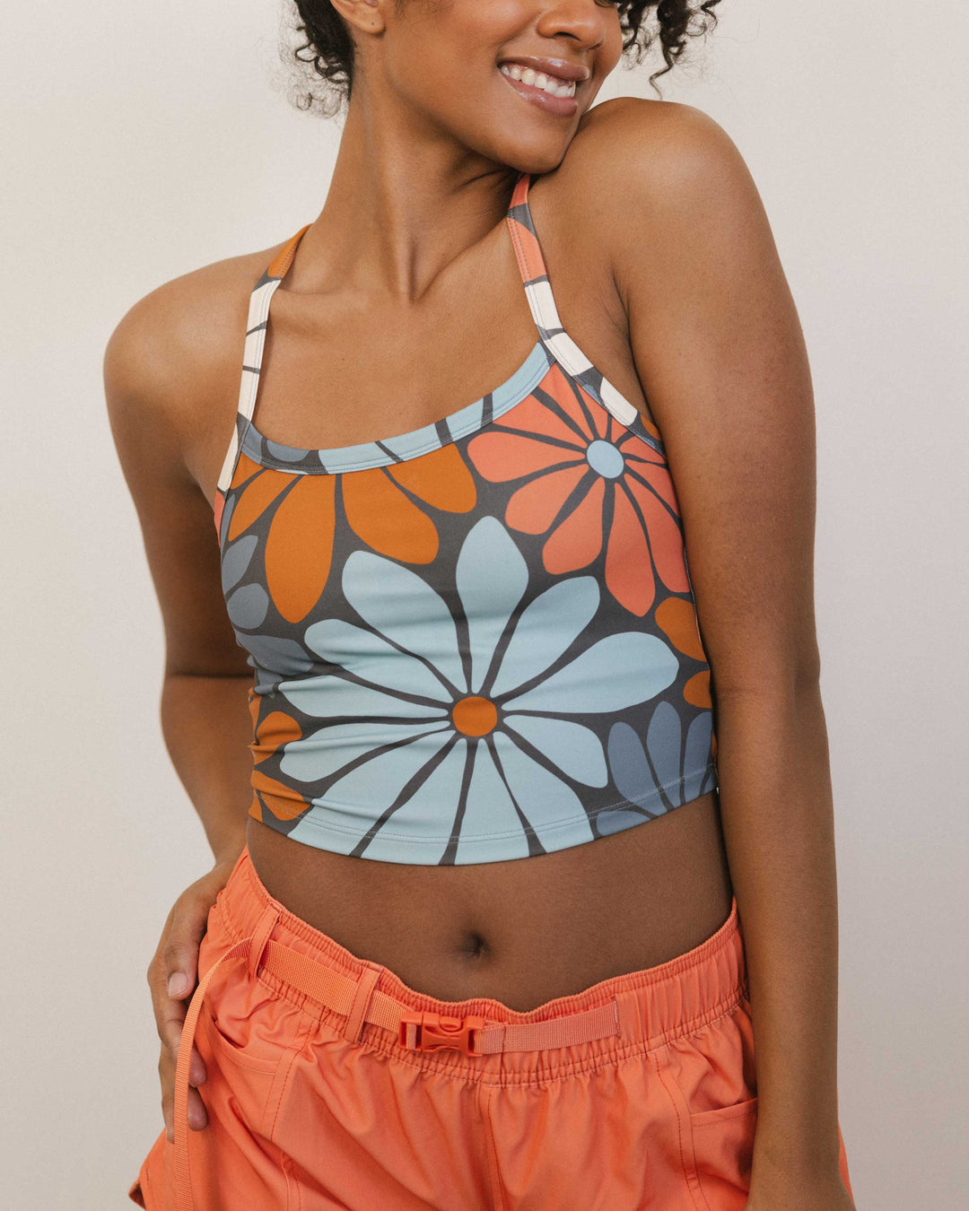 Luna Floral Longline Bra