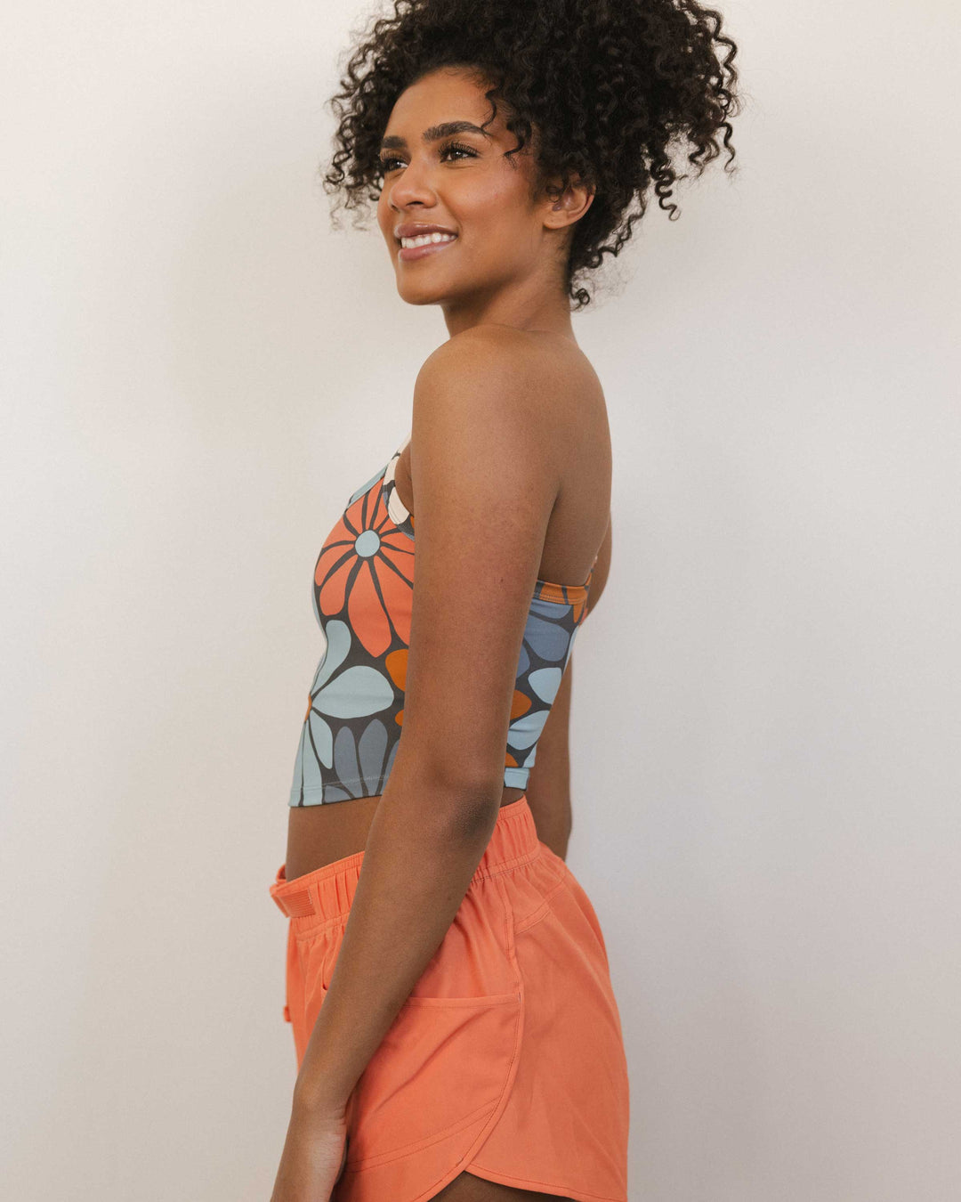 Luna Floral Longline Bra