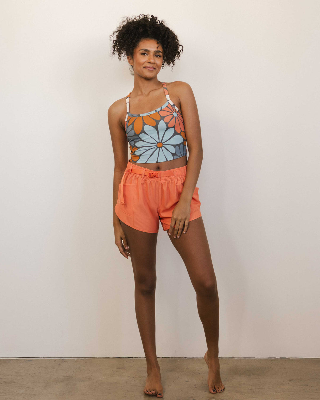 Luna Floral Longline Bra