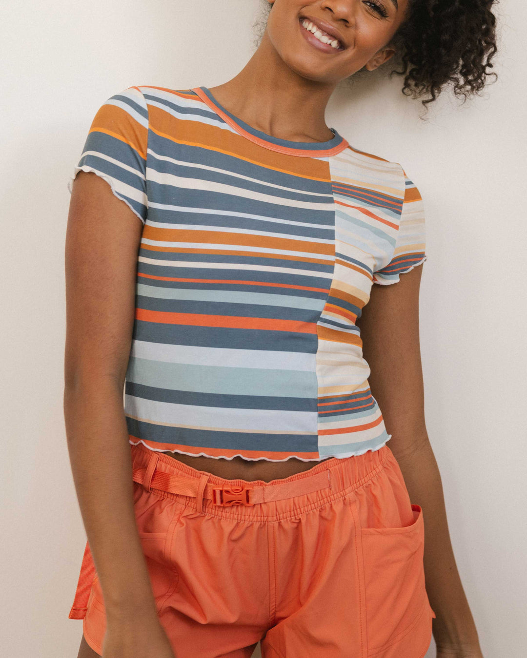 Cascade Stripe Modal Valley Tee
