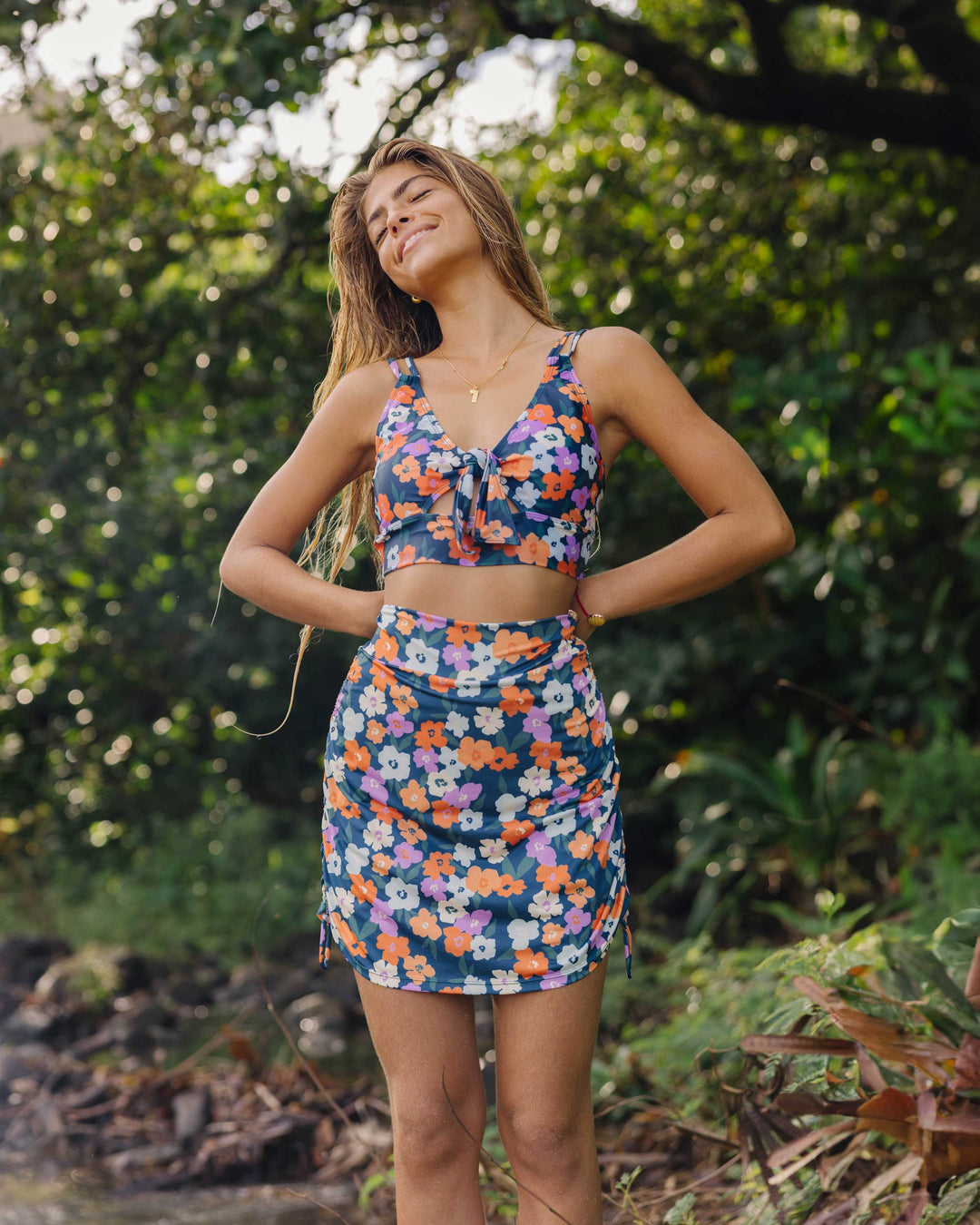 Brookside Ruched Swim Skirt