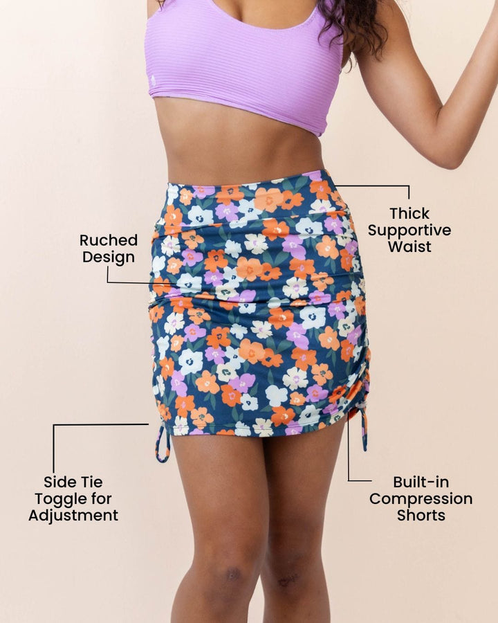 Brookside Ruched Swim Skirt