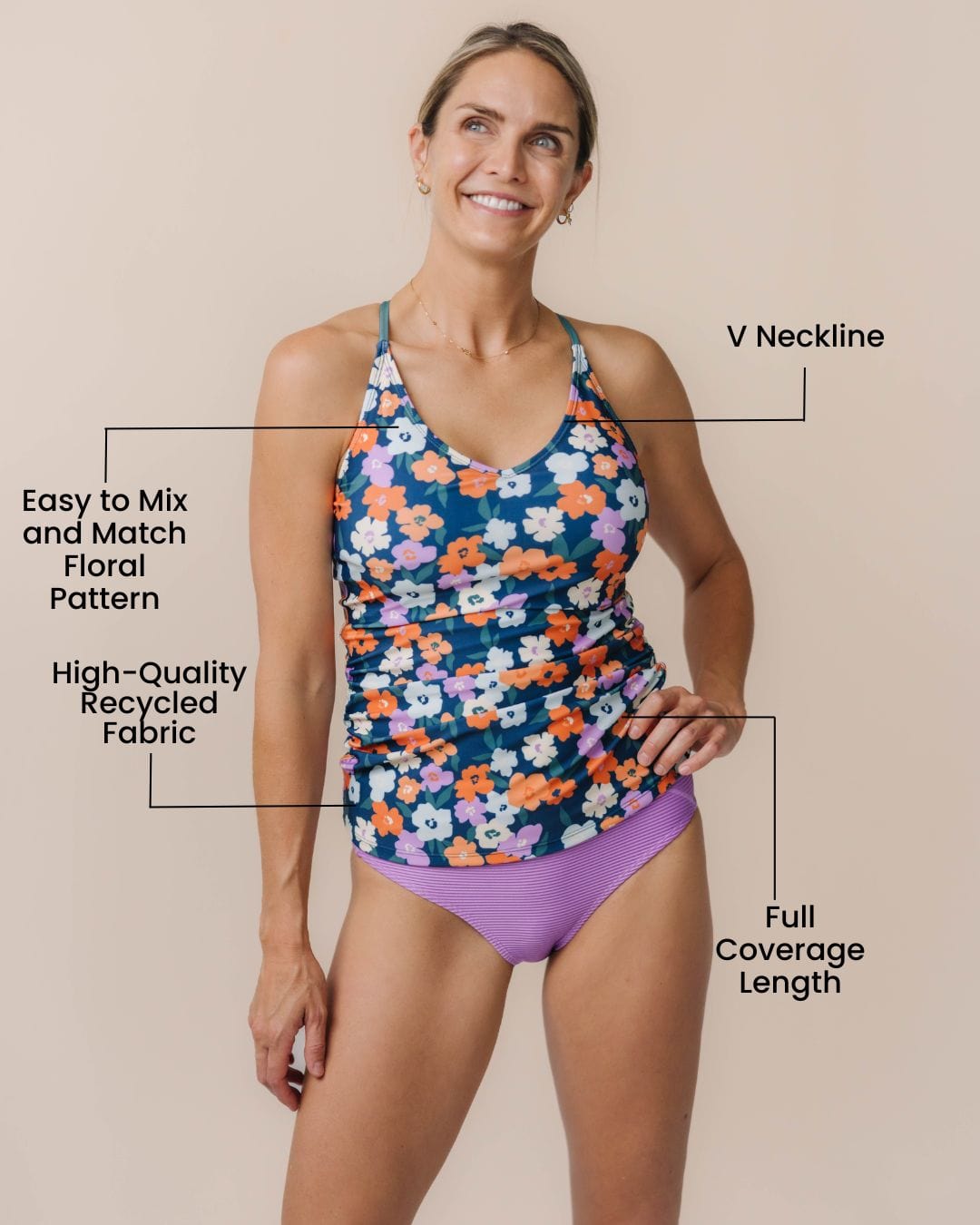 Brookside V-Neck Tankini