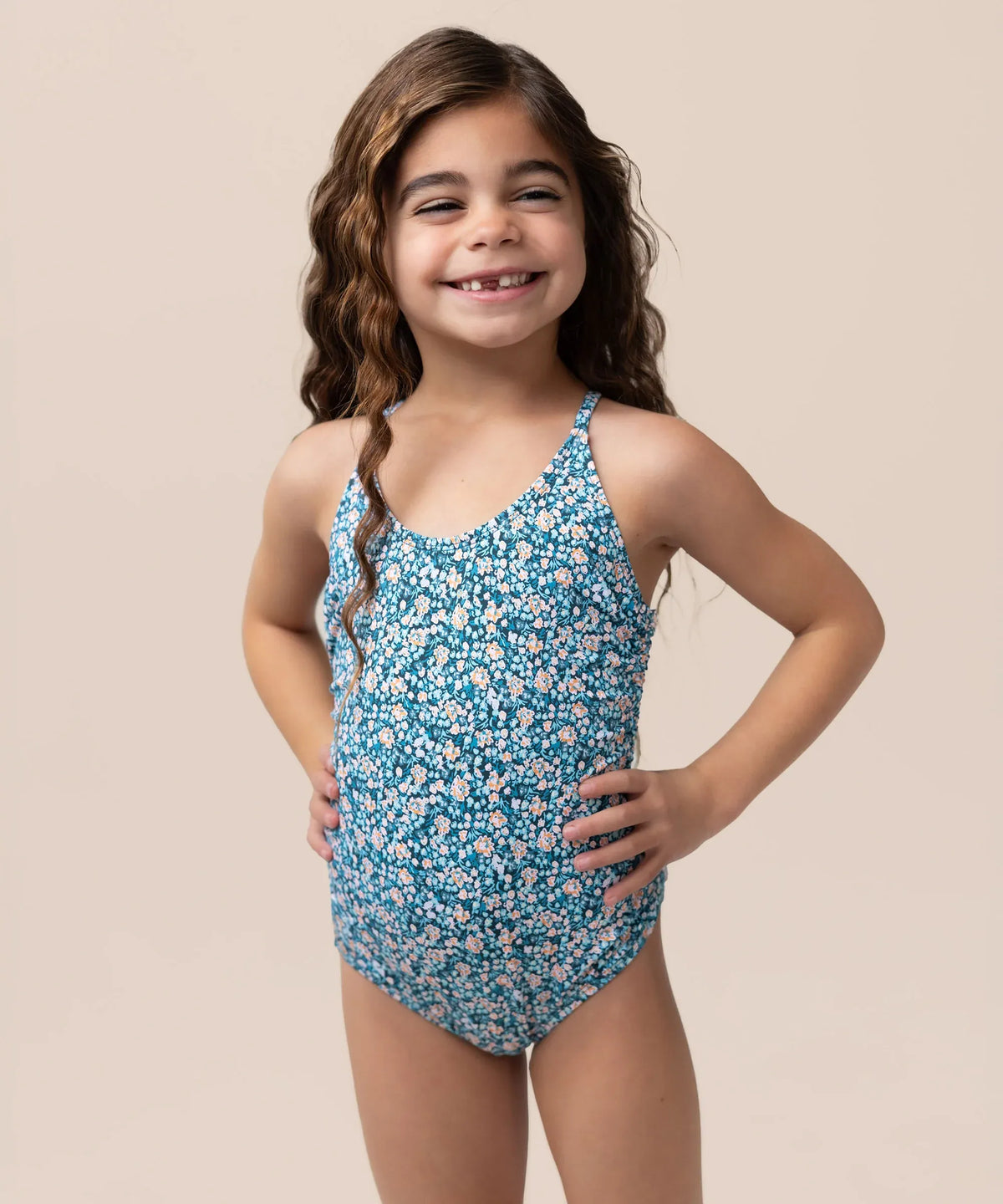 Girls Sumner Ruched One Piece
