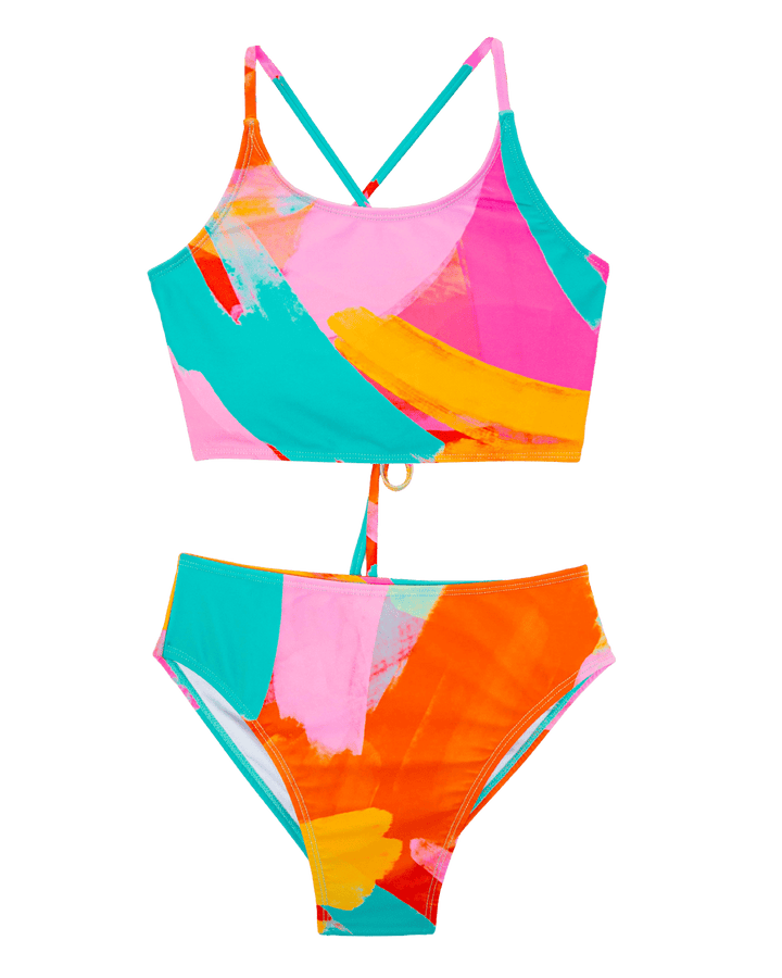 Isadora Girls Tie Back Crop Set