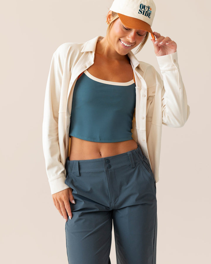 Alpine Sand Cloud Base Camp Button Up
