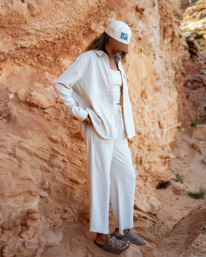 Alpine Sand Cloud Base Camp Button Up
