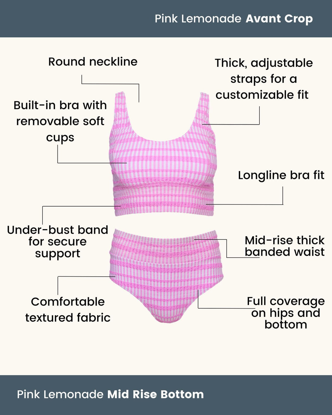 Pink Lemonade Avant Crop