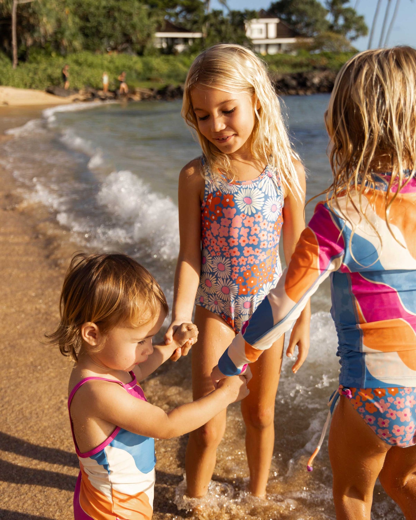 Floral Waves Mini One Piece
