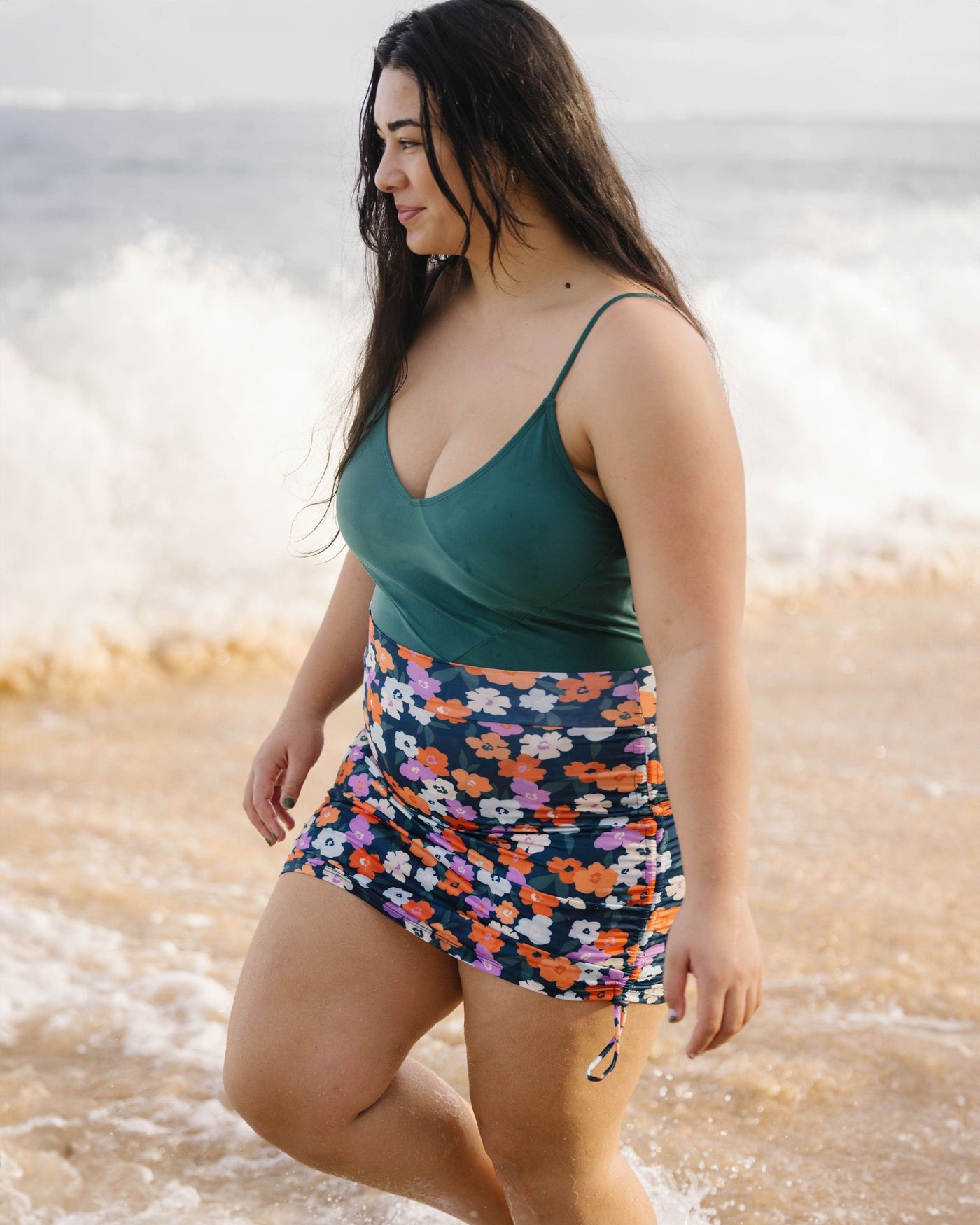 Brookside Ruched Swim Skirt