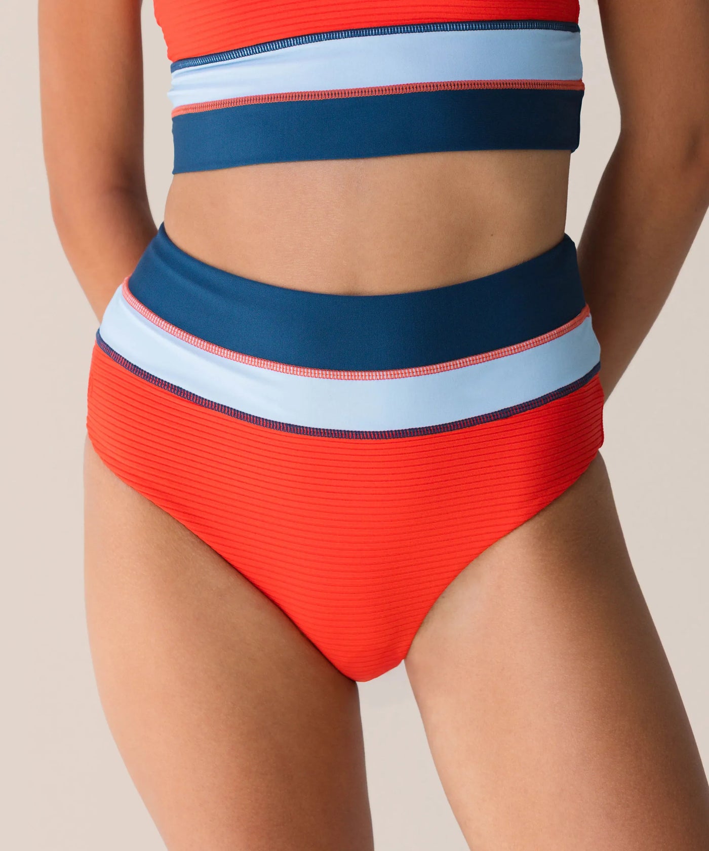 Liberty Flat Rib Colorblock Bottom