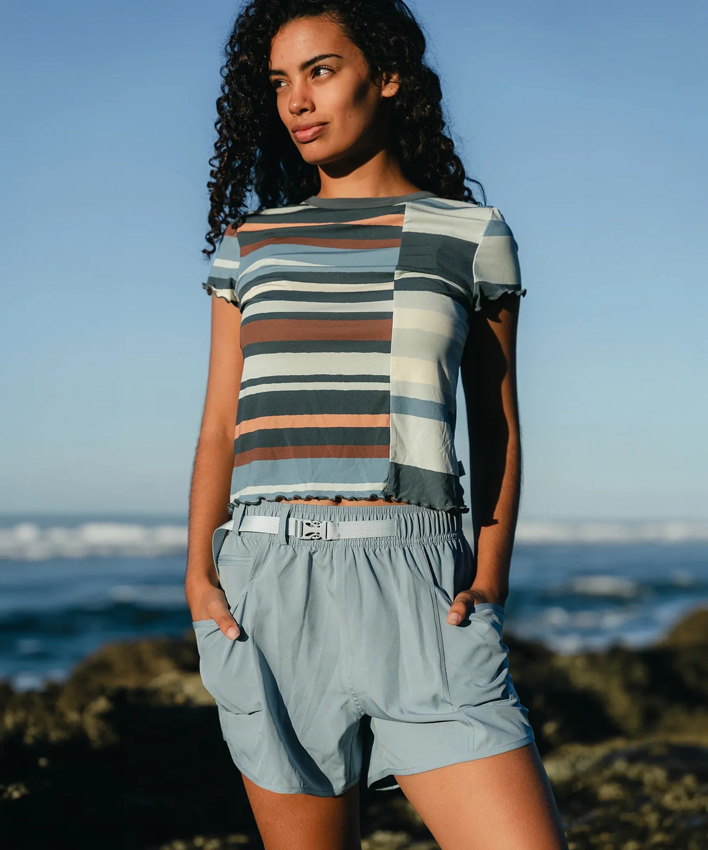 Mountain Spring High Rise Hybrid Short