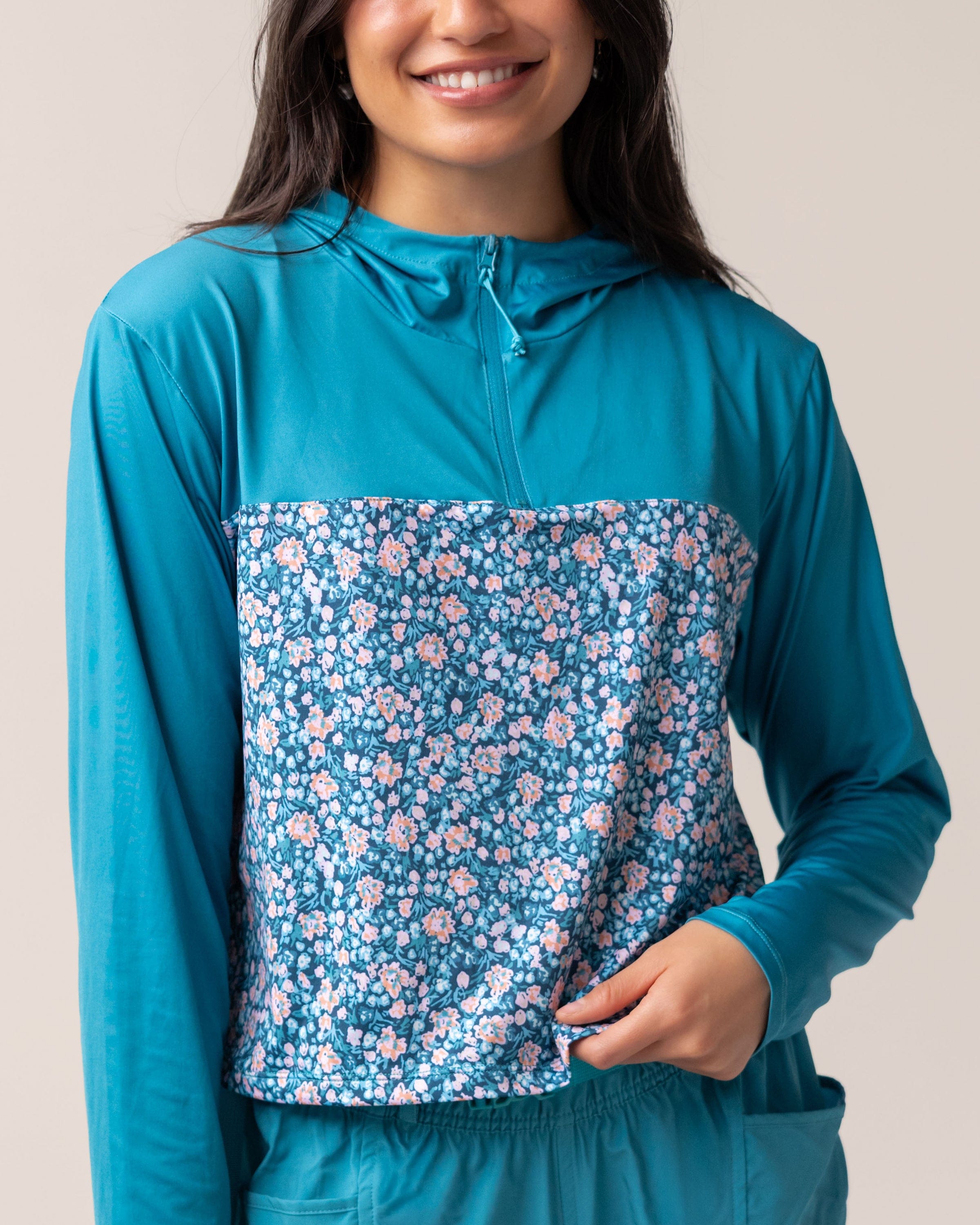 Sumner Quarter Zip Sunshade – Nani Swimwear
