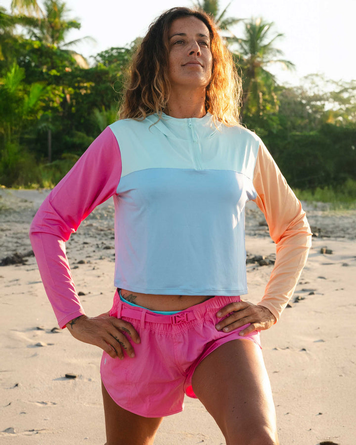 Celeste Quarter Zip Sunshade