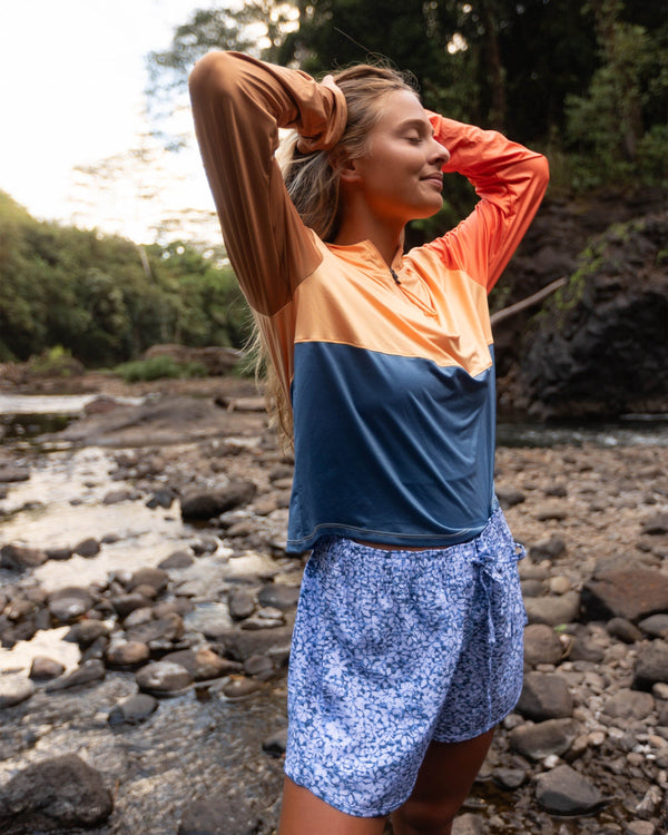 Sandbar Quarter Zip Sun Hoodie