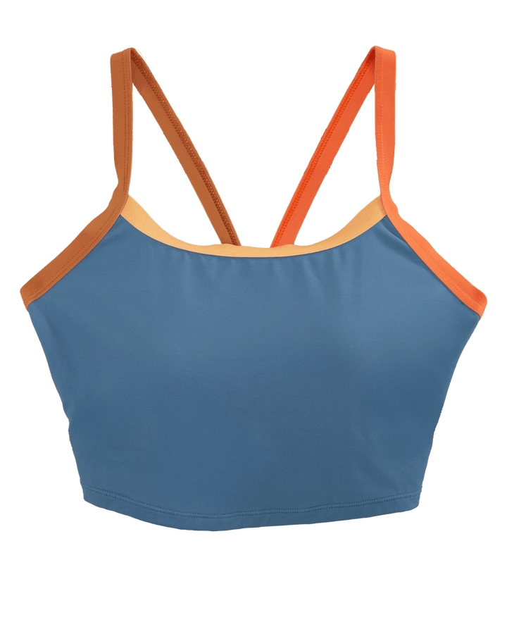 Blue Lagoon Scoop Neck Crop
