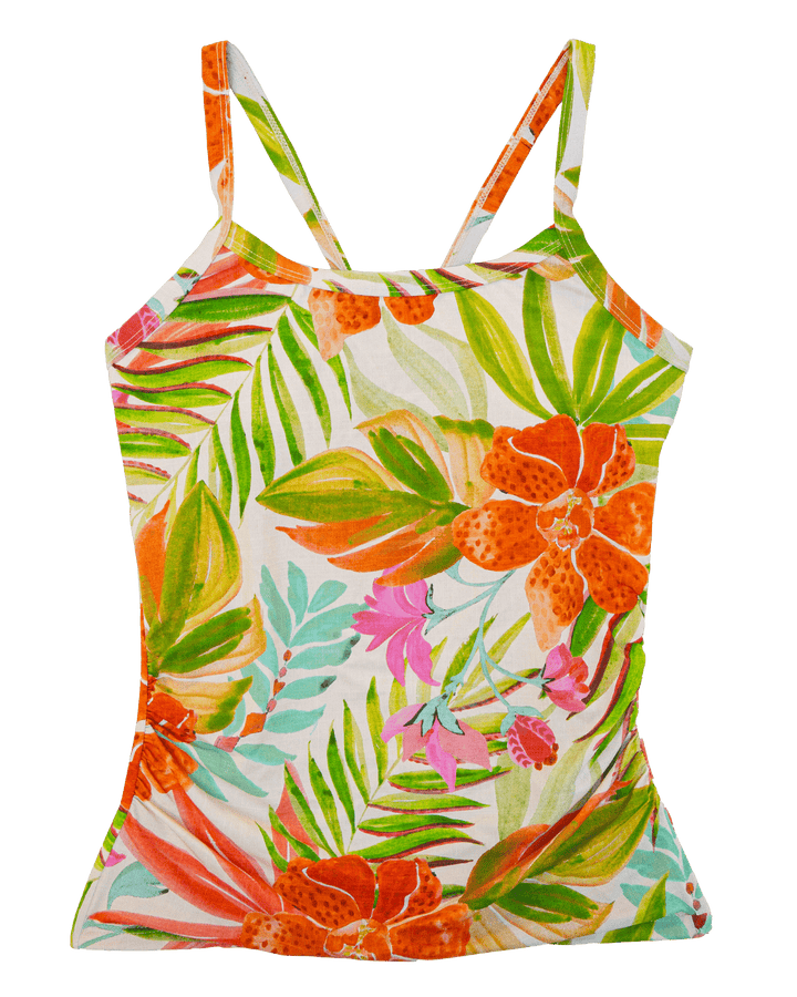 Tropics Scoop Neck Tankini