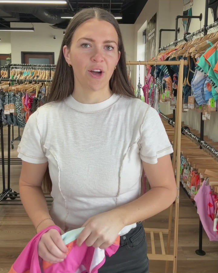 Girls Harper Cut Back Crop Set