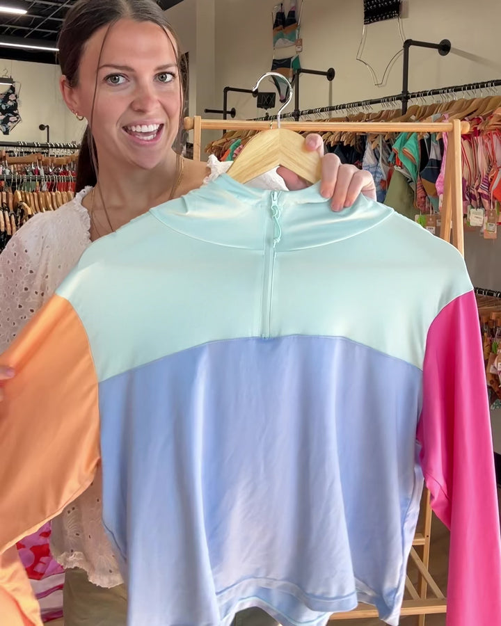 Celeste Quarter Zip Sunshade