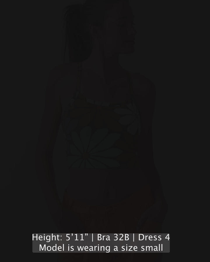 Luna Floral Longline Bra