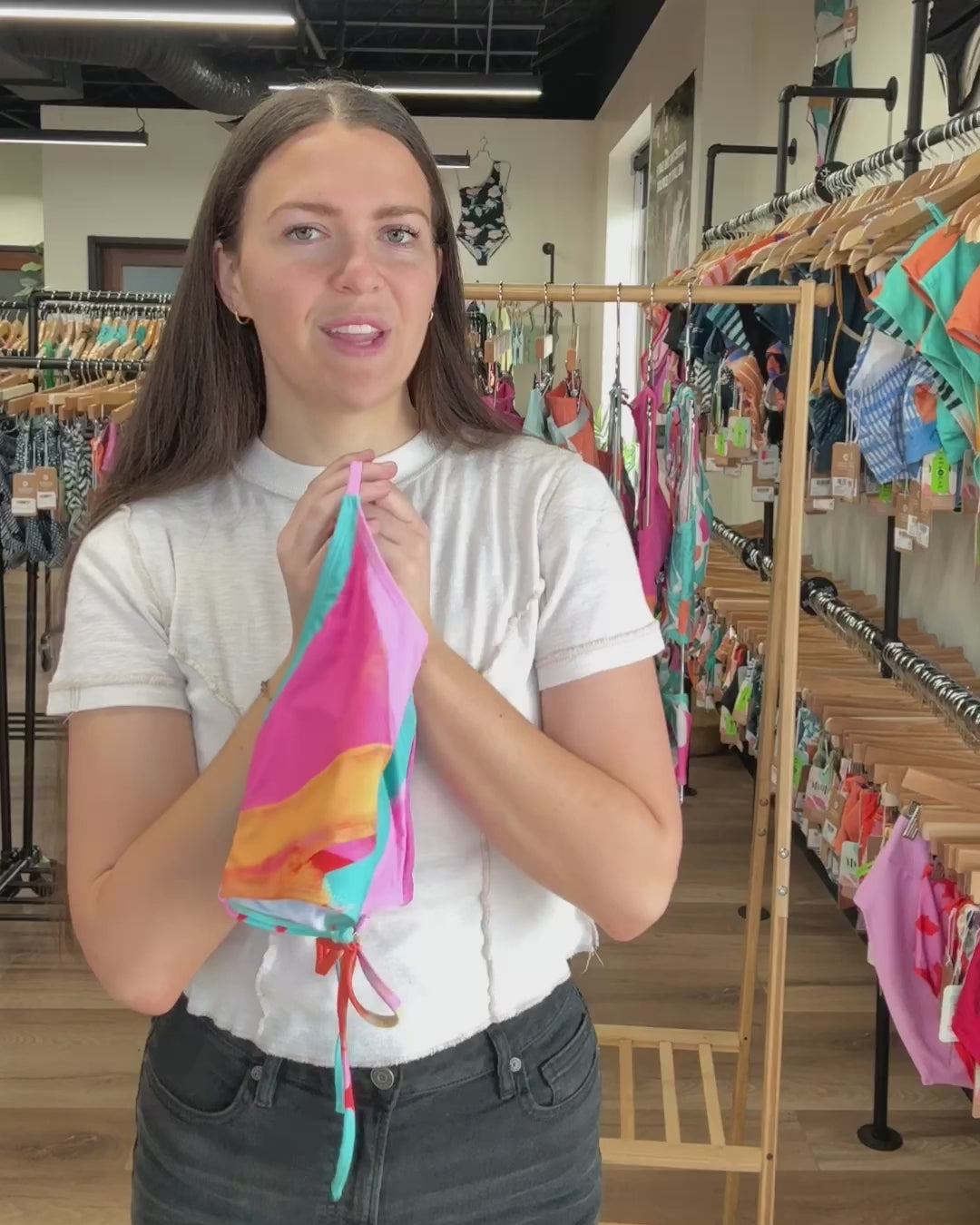 Isadora Girls Tie Back Crop Set