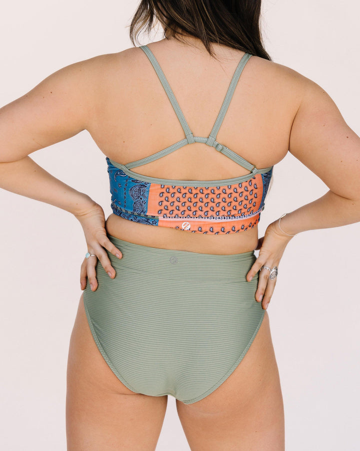 Textured Olympia Mid Rise Bottom