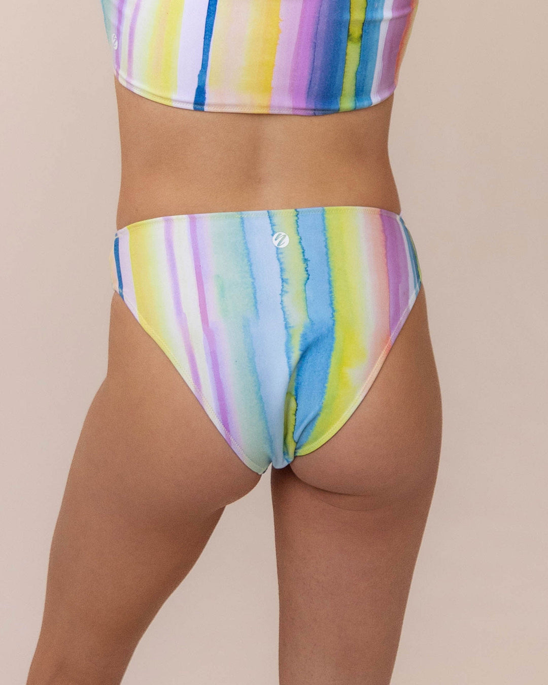 Flat Rib Saltwater Reversible High Leg Bottom