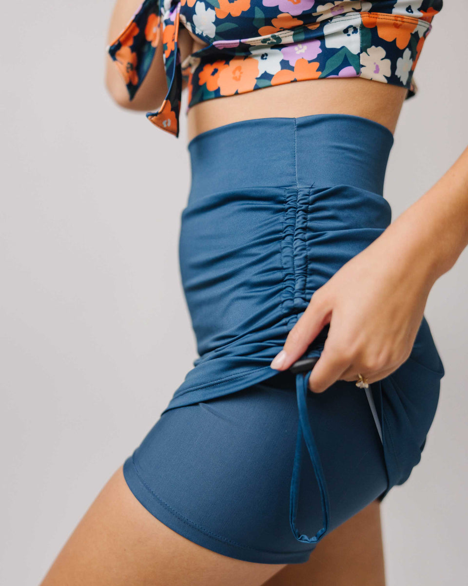 Coastal Ruched Swim Skirt Nani Swimwear