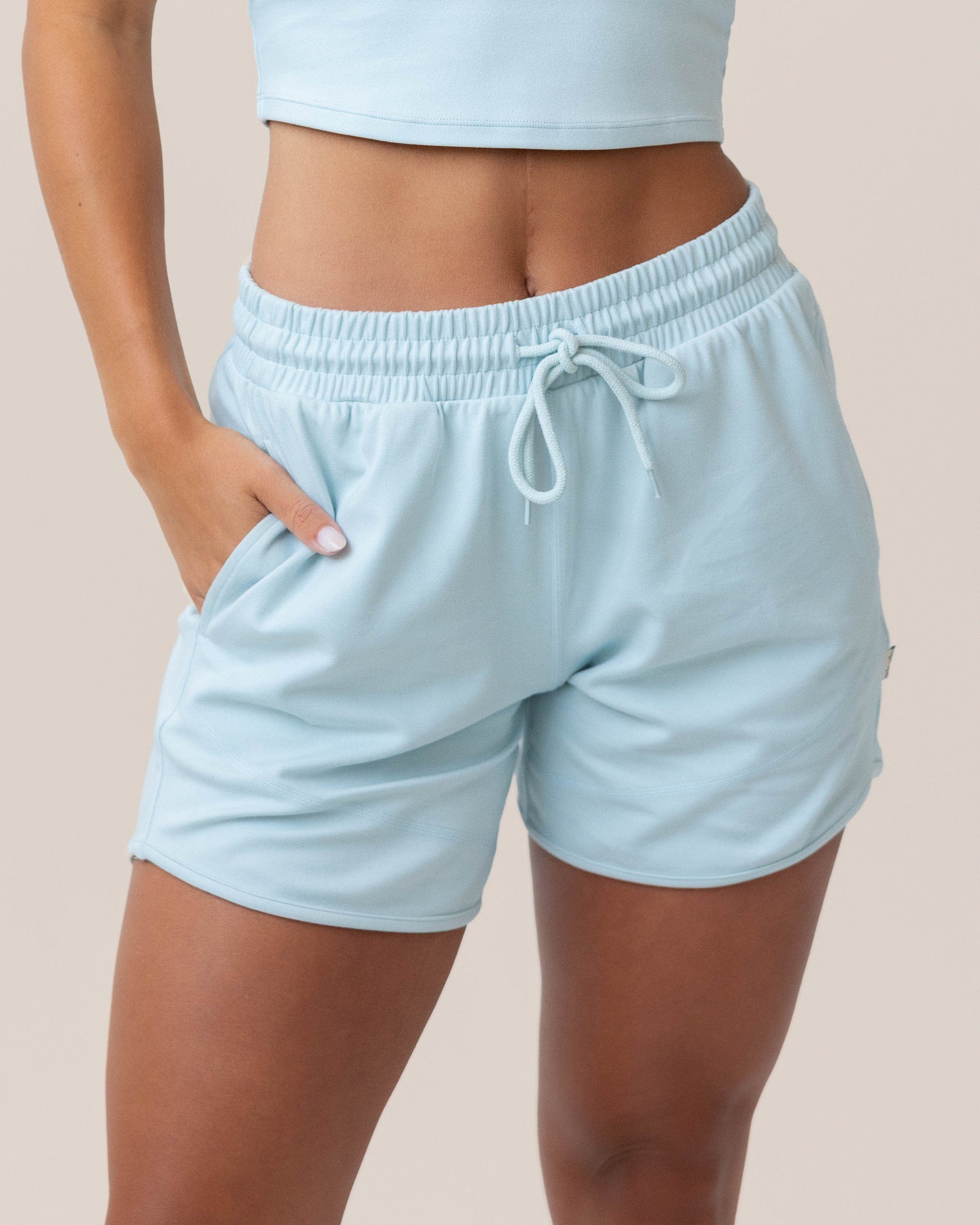 ちゅき Nala High waist swim shorts 日本製 Sky Cloud Naomi Short – Nani Swimwear
