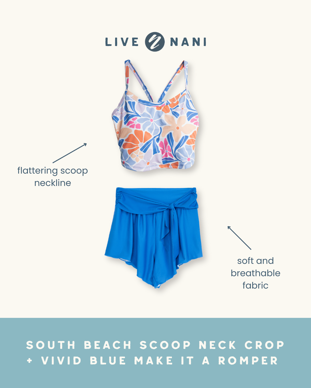 Vivid Blue Make It a Romper