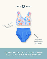South Beach Twist Crop