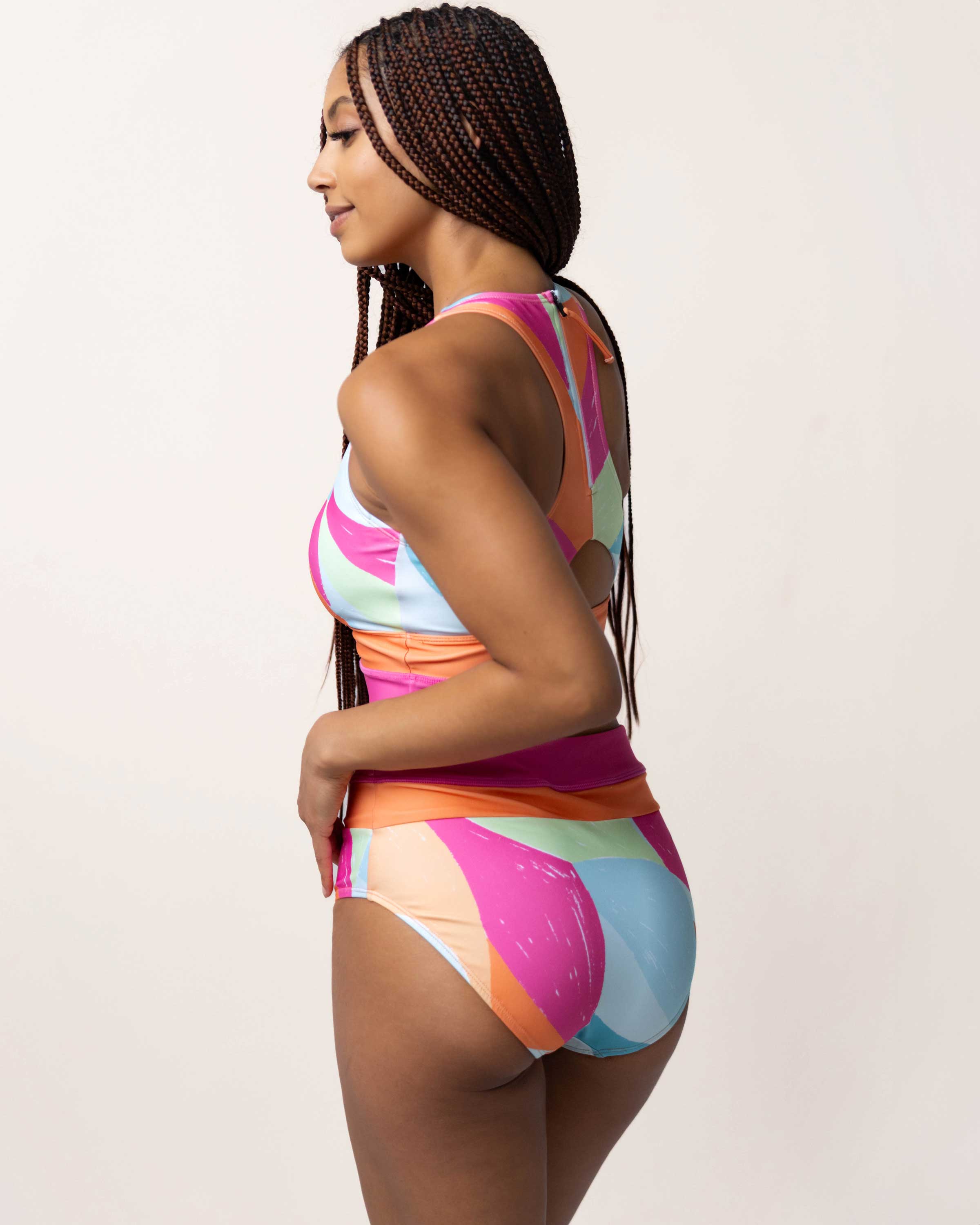 Crest Colorblock Bottom – Nani Swimwear