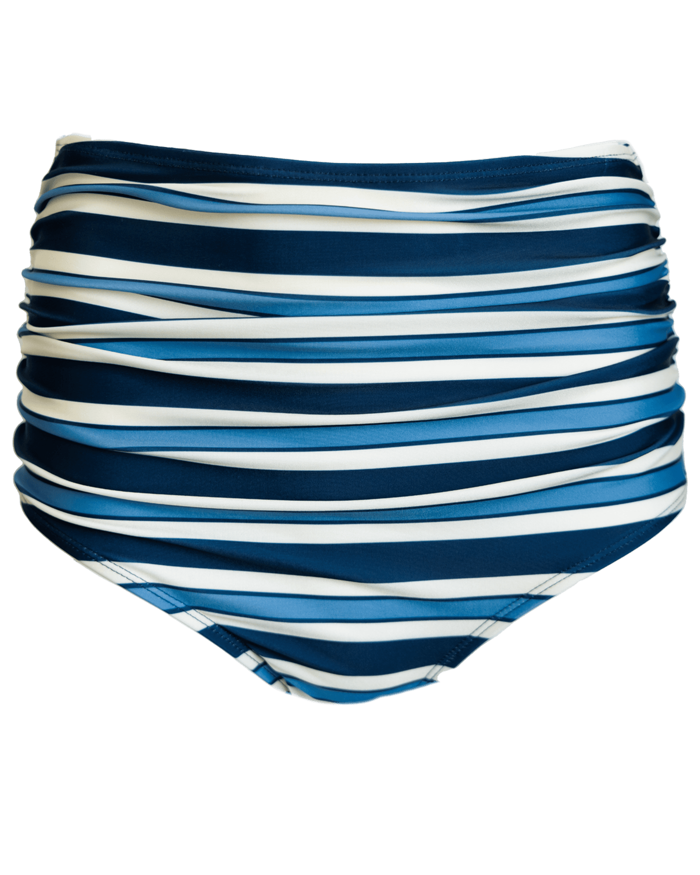Monica Stripe Ruched High Rise Bottom