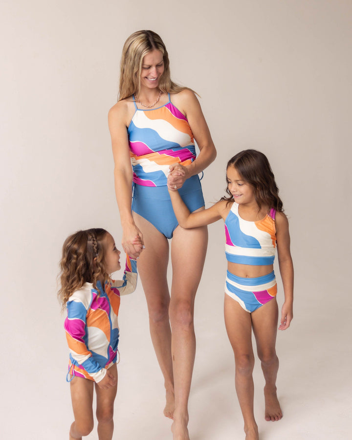 Sunrise Drawstring Tankini
