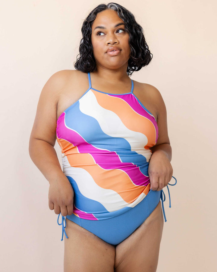 Sunrise Drawstring Tankini