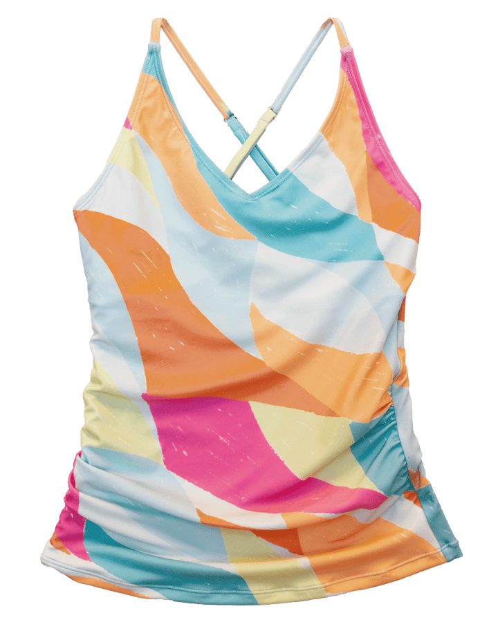 Crest V-Neck Tankini