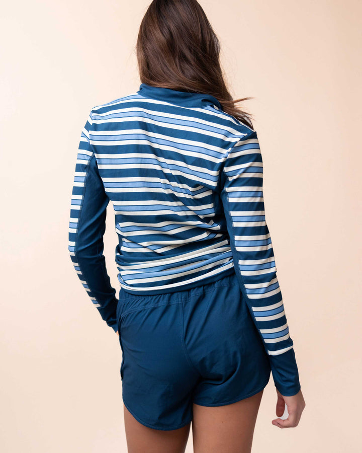 Monica Stripe Baywatch Rashguard