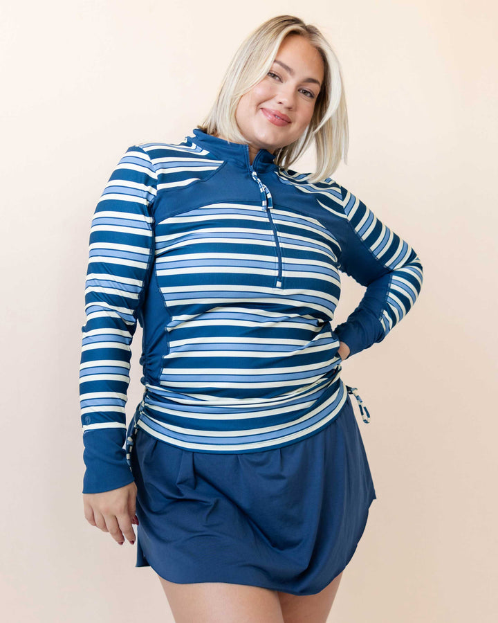 Monica Stripe Baywatch Rashguard