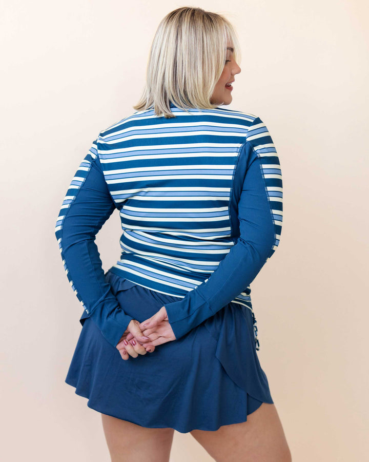 Monica Stripe Baywatch Rashguard