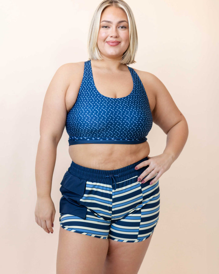 Monica Stripe Expedition Short