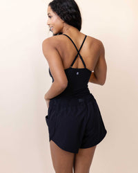Black Hybrid Uinta Short