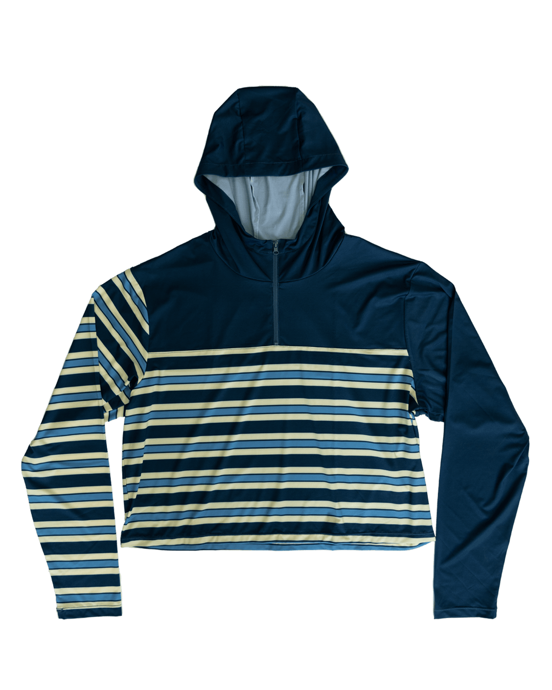 Monica Stripe Quarter Zip Sunshade