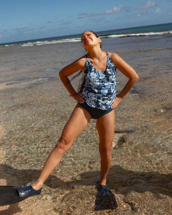 Luna Reversible V-Neck Tankini