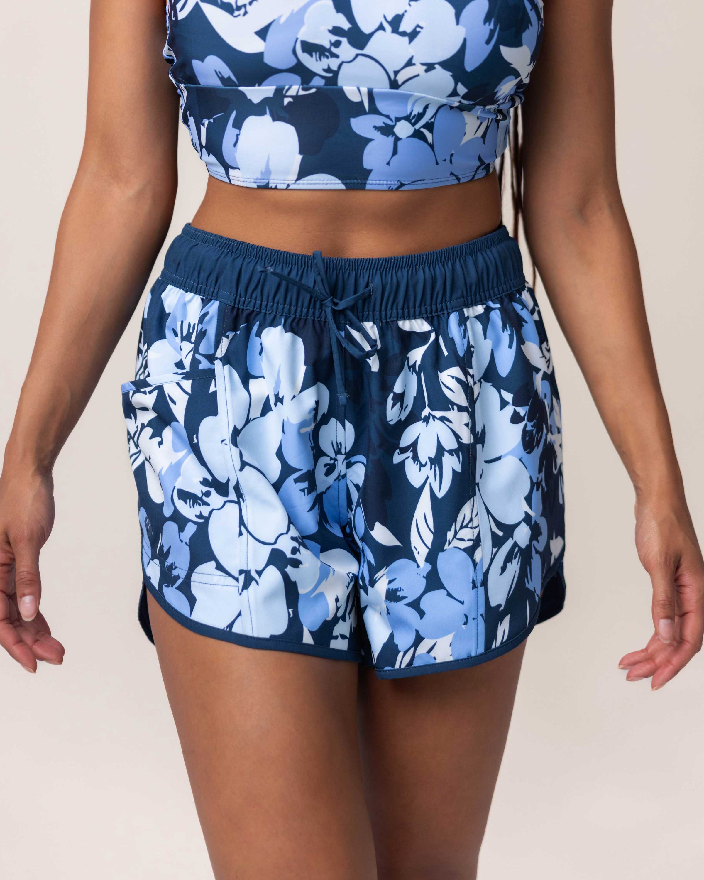 Luna Hybrid Reversible High Rise Short – Nani Swimwear