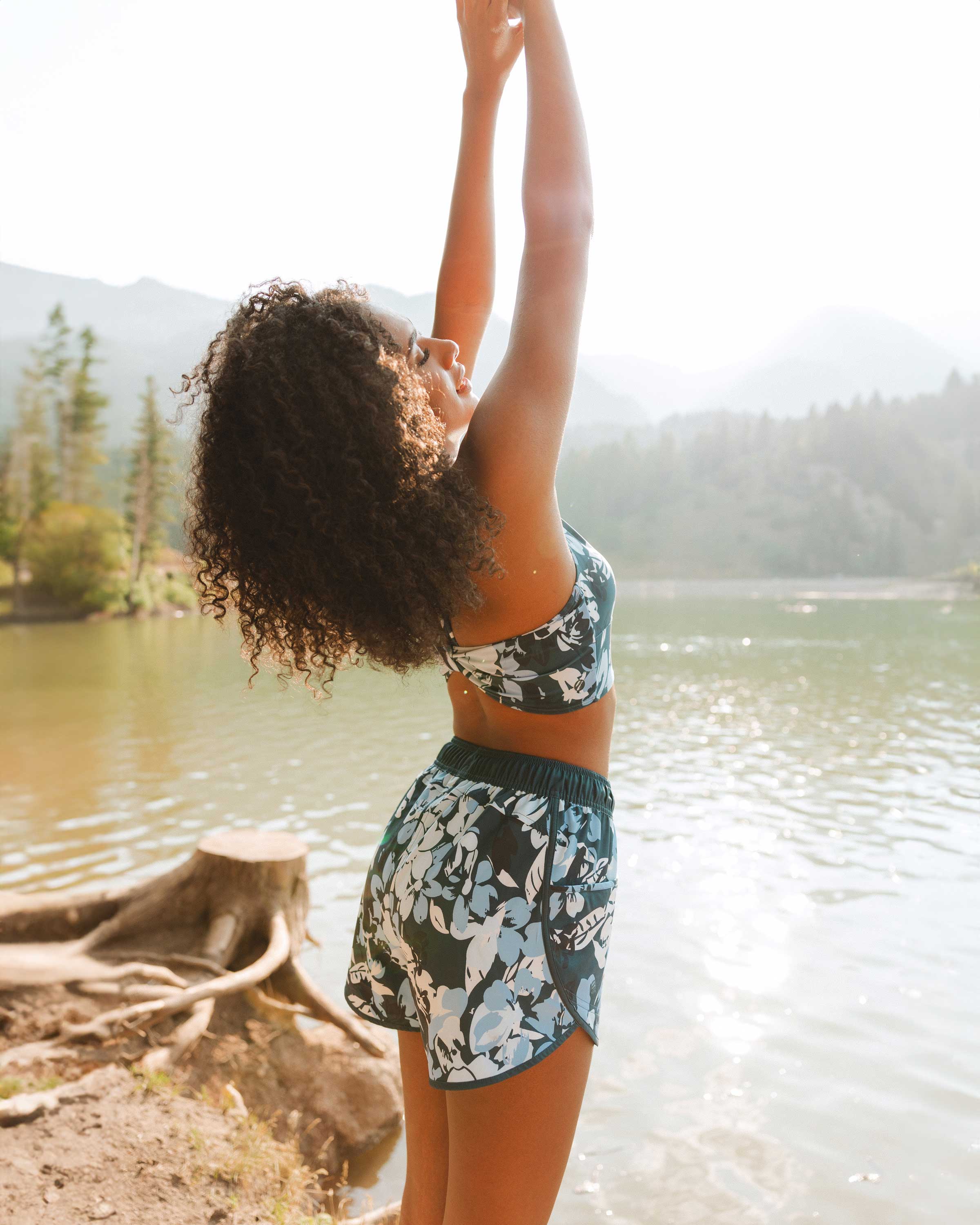 Luna Hybrid Reversible High Rise Short – Nani Swimwear