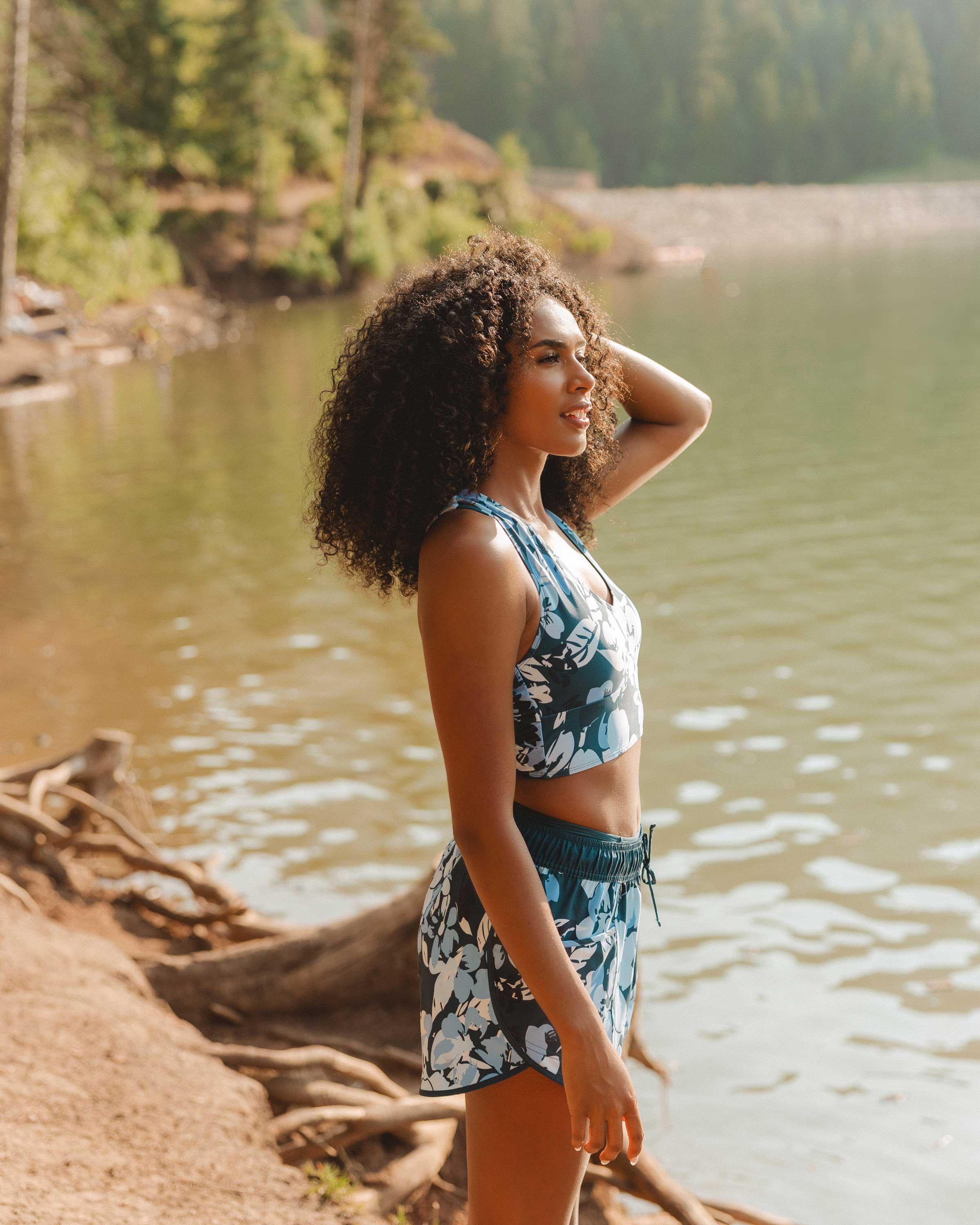 Luna Hybrid Reversible High Rise Short – Nani Swimwear